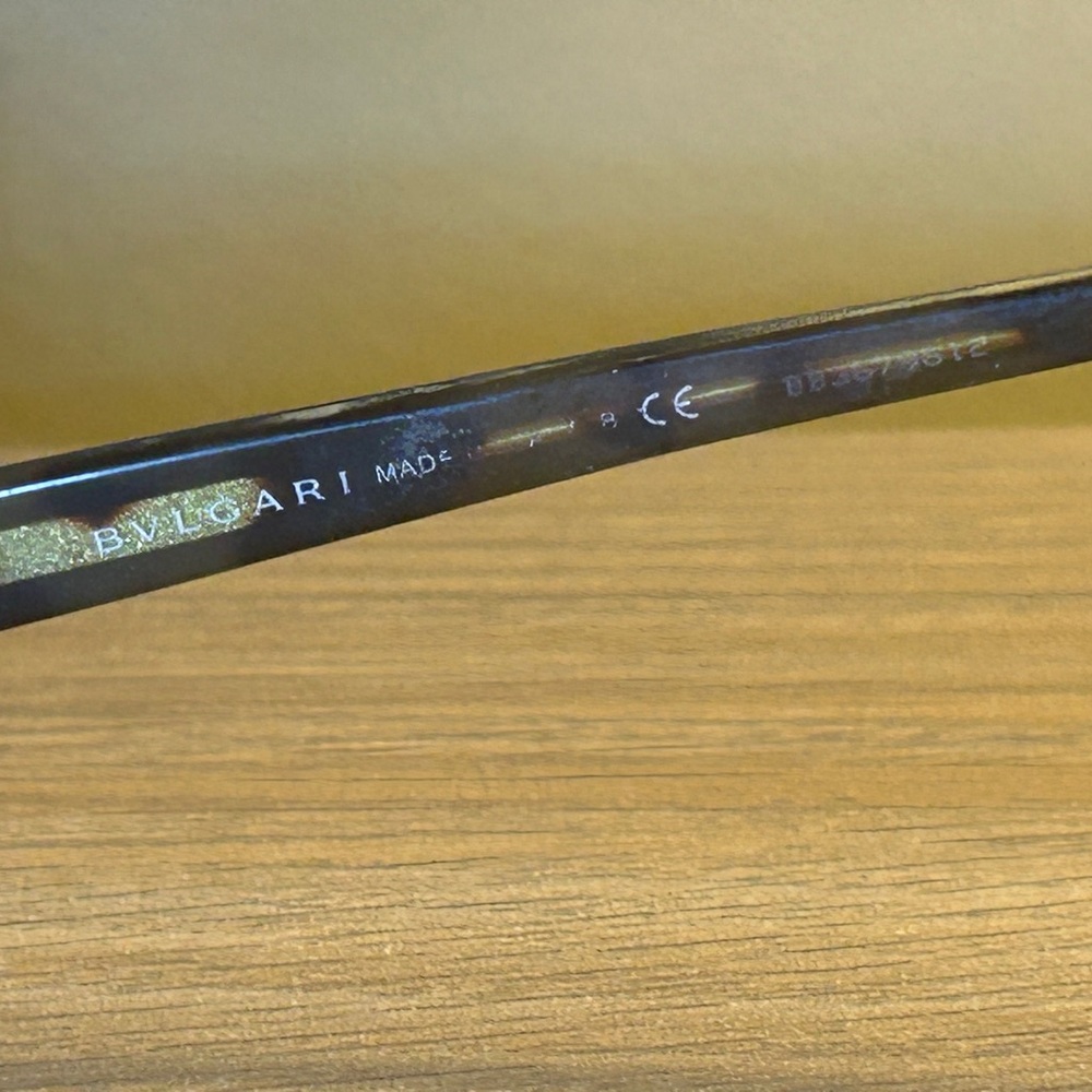 Bulgari Black Rectangular Glasses - image 5